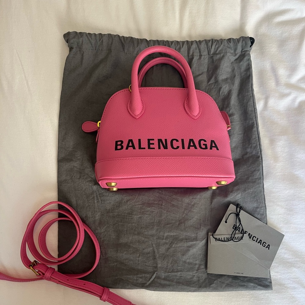 Pink balenciaga bag